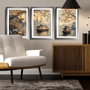 Wallity Conjunto de 3 Pinturas Decorativas Multicolor en MDF con Marco